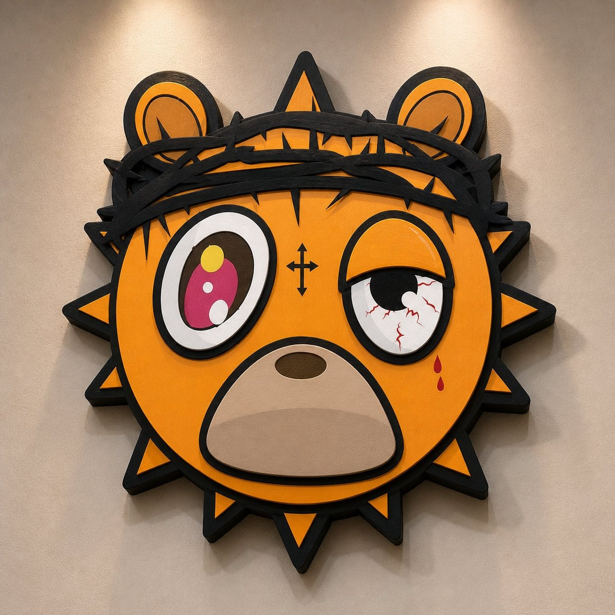 Glowy Bear Wall Art