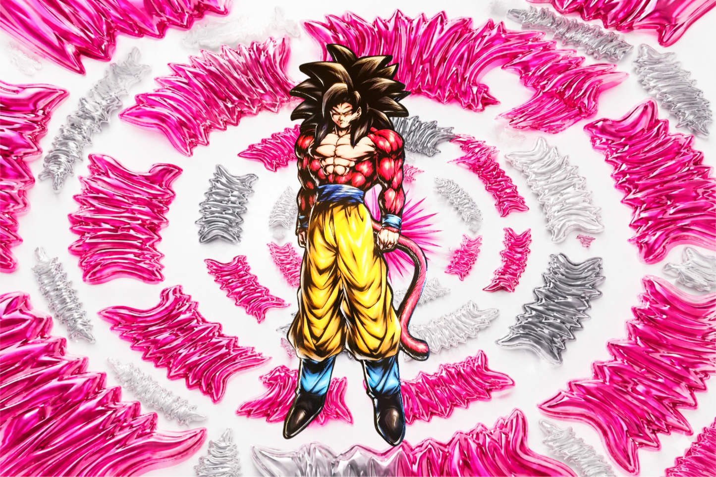 "SSJ4 GOKU" WALL ART